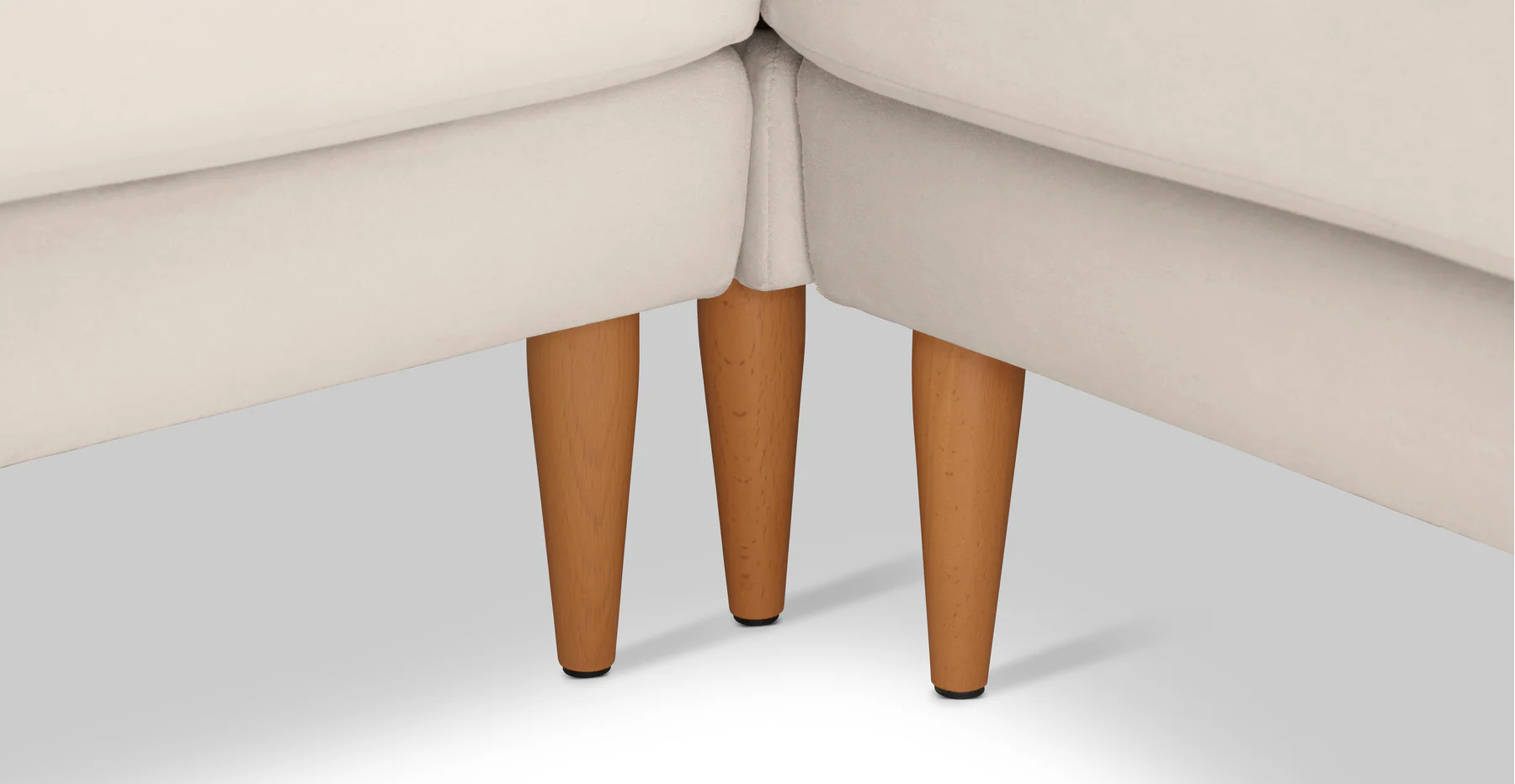 Klem 390 x 290 Köşe Ahşap Ayak - Kadife - Image 147