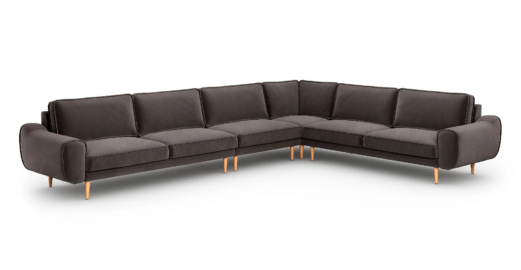 Klem 390 x 290 Köşe Ahşap Ayak - Kadife - Image 15