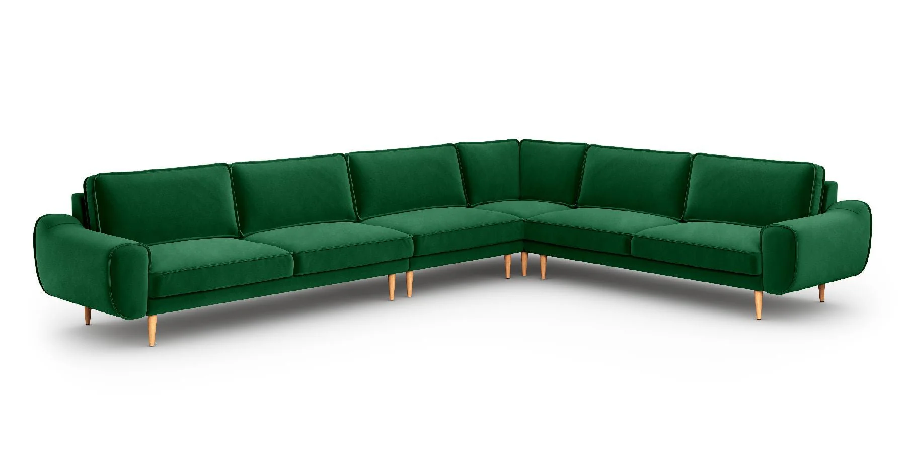 Klem 390 x 290 Köşe Ahşap Ayak - Kadife - Image 18