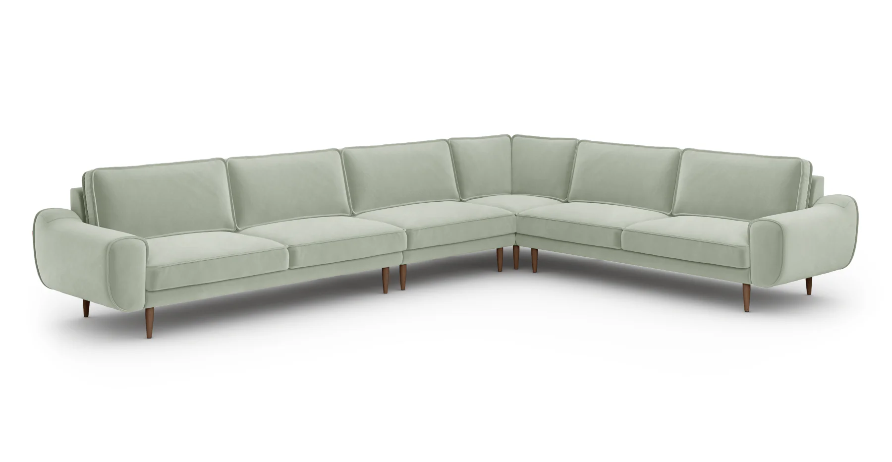 Klem 390 x 290 Köşe Ahşap Ayak - Kadife - Image 20