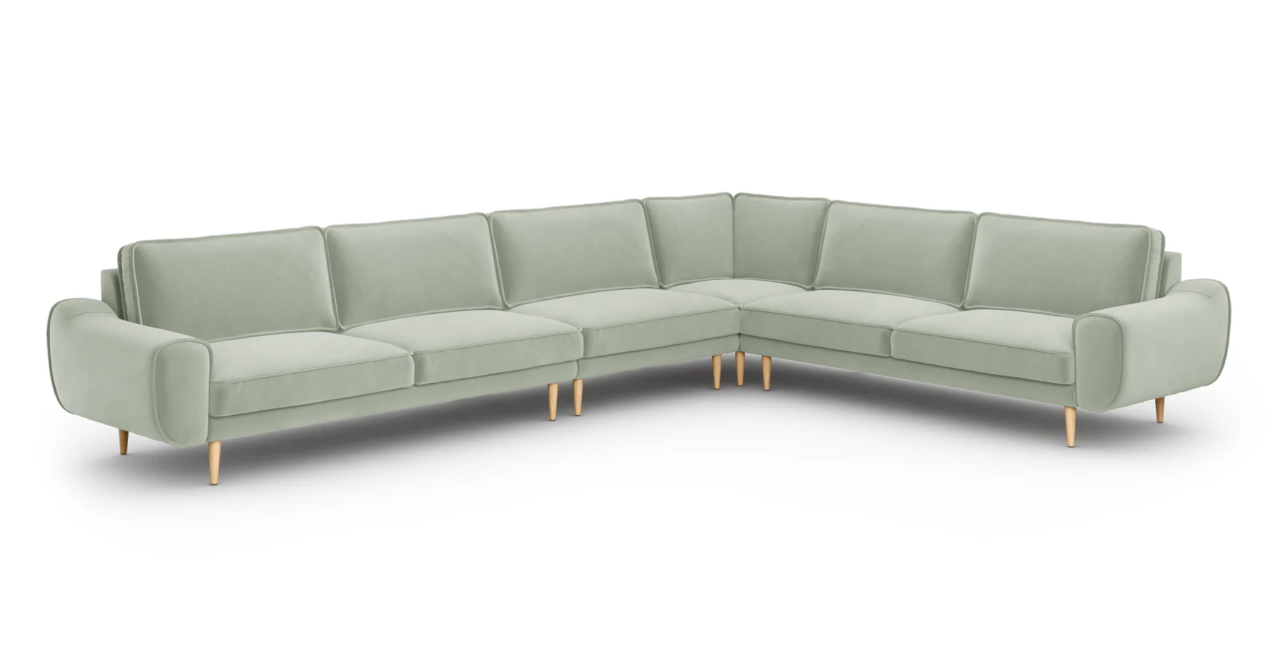 Klem 390 x 290 Köşe Ahşap Ayak - Kadife - Image 21