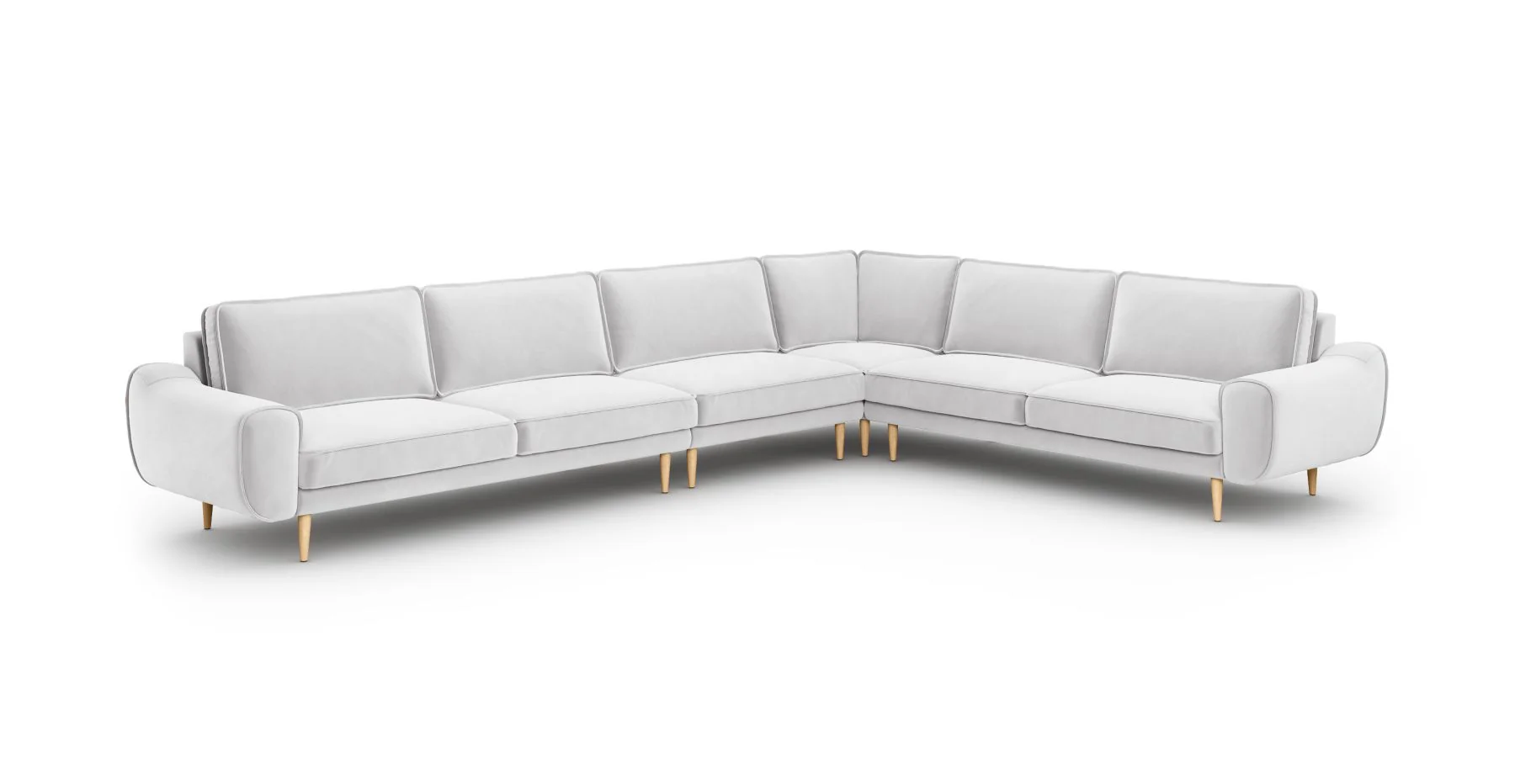 Klem 390 x 290 Köşe Ahşap Ayak - Kadife - Image 24