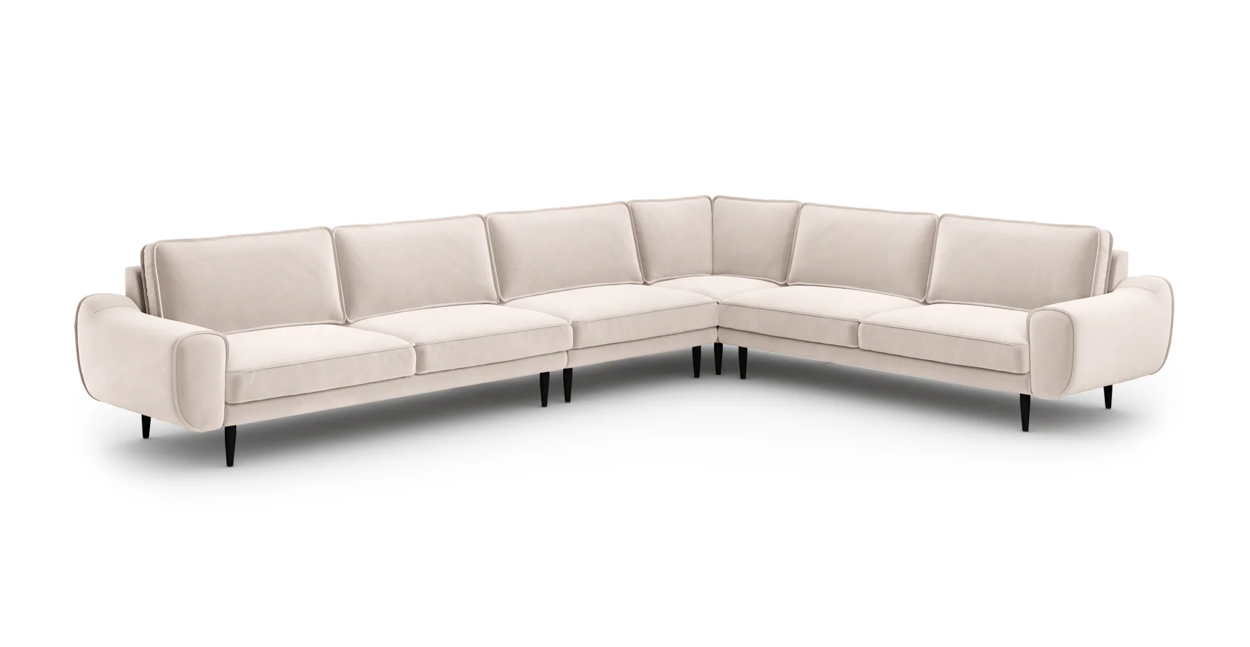 Klem 390 x 290 Köşe Ahşap Ayak - Kadife - Image 35