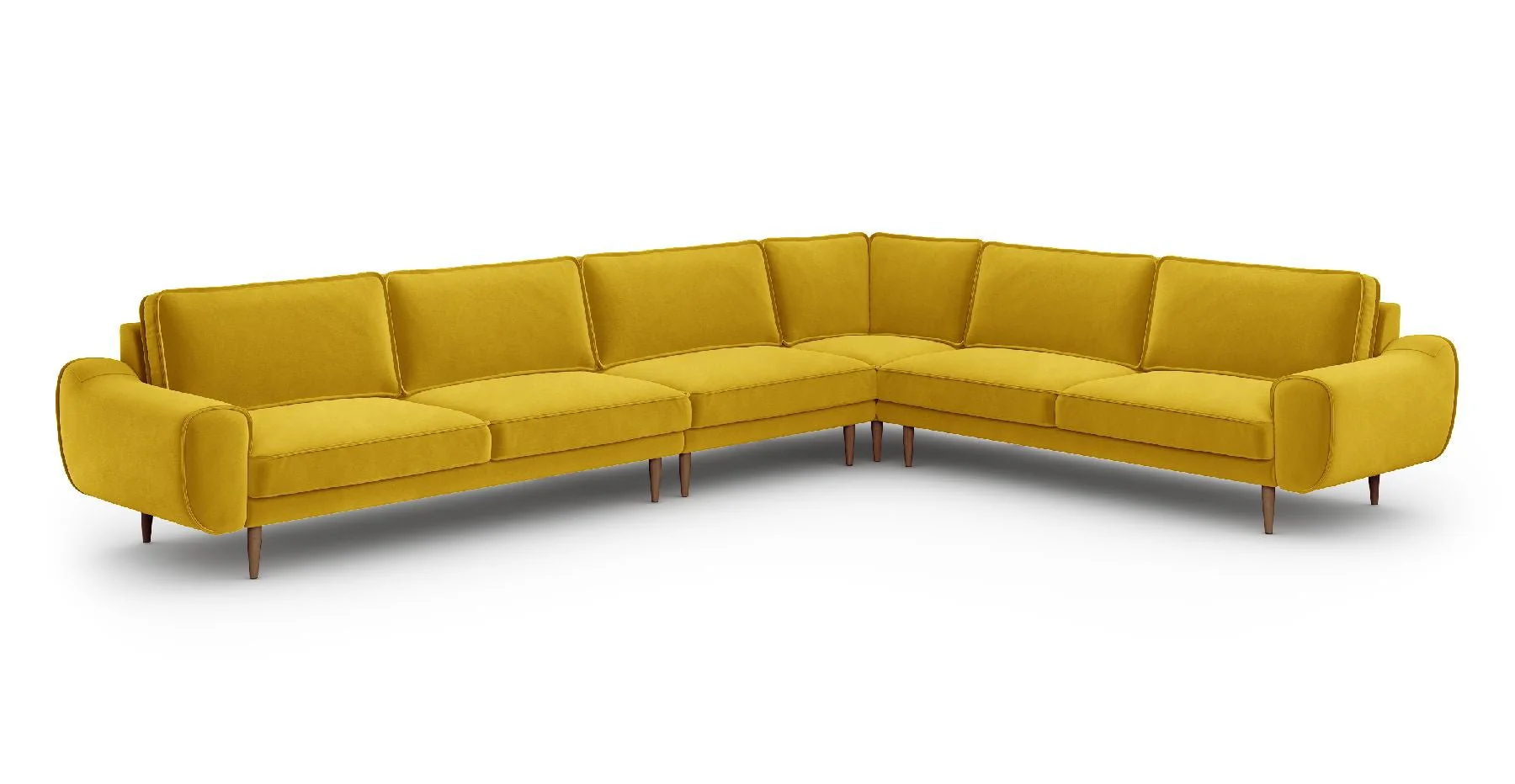 Klem 390 x 290 Köşe Ahşap Ayak - Kadife - Image 8