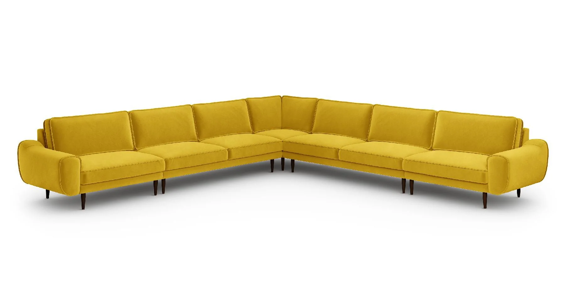 Klem 390 x 390 Köşe Ahşap Ayak - Kadife - Image 10
