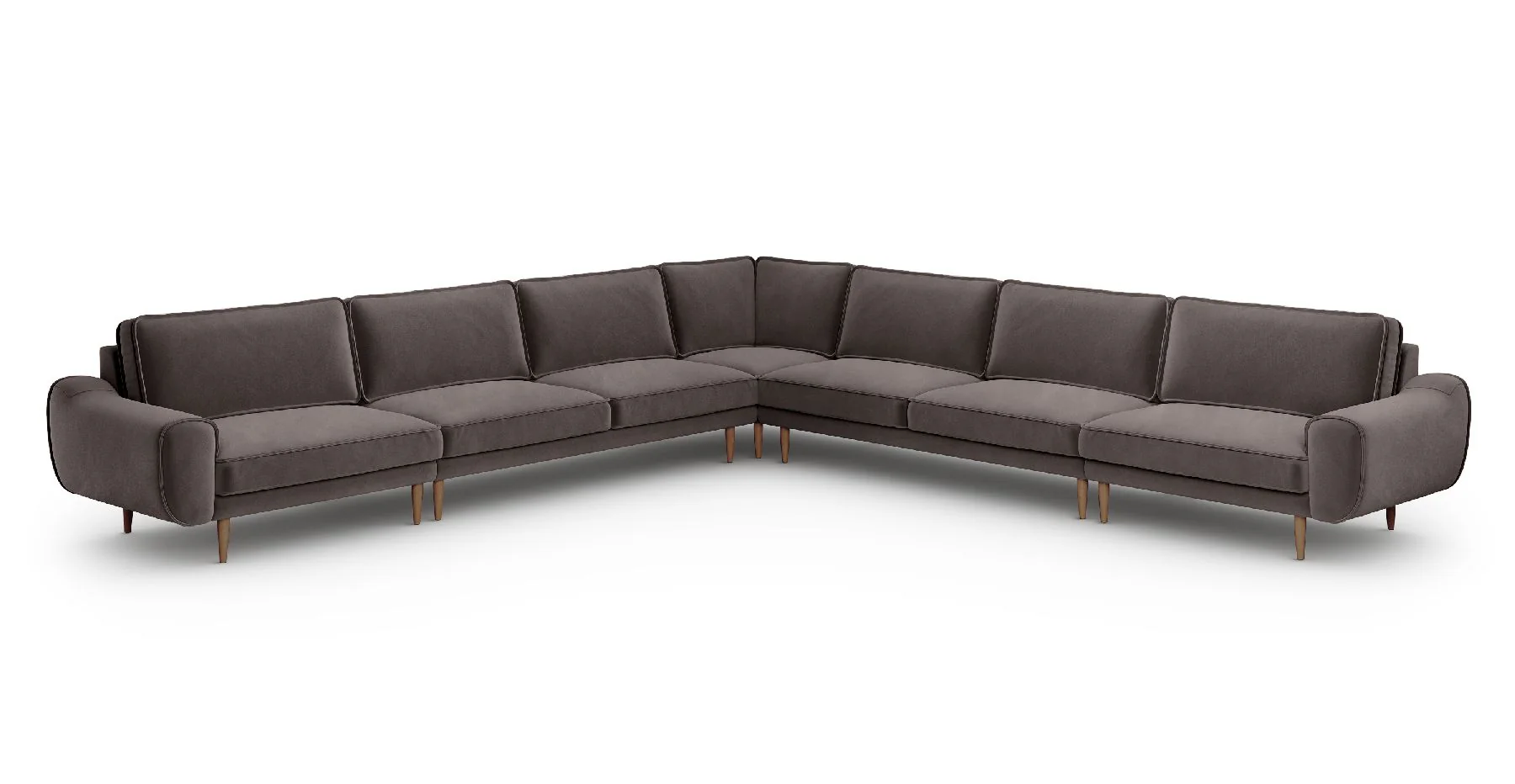 Klem 390 x 390 Köşe Ahşap Ayak - Kadife - Image 14