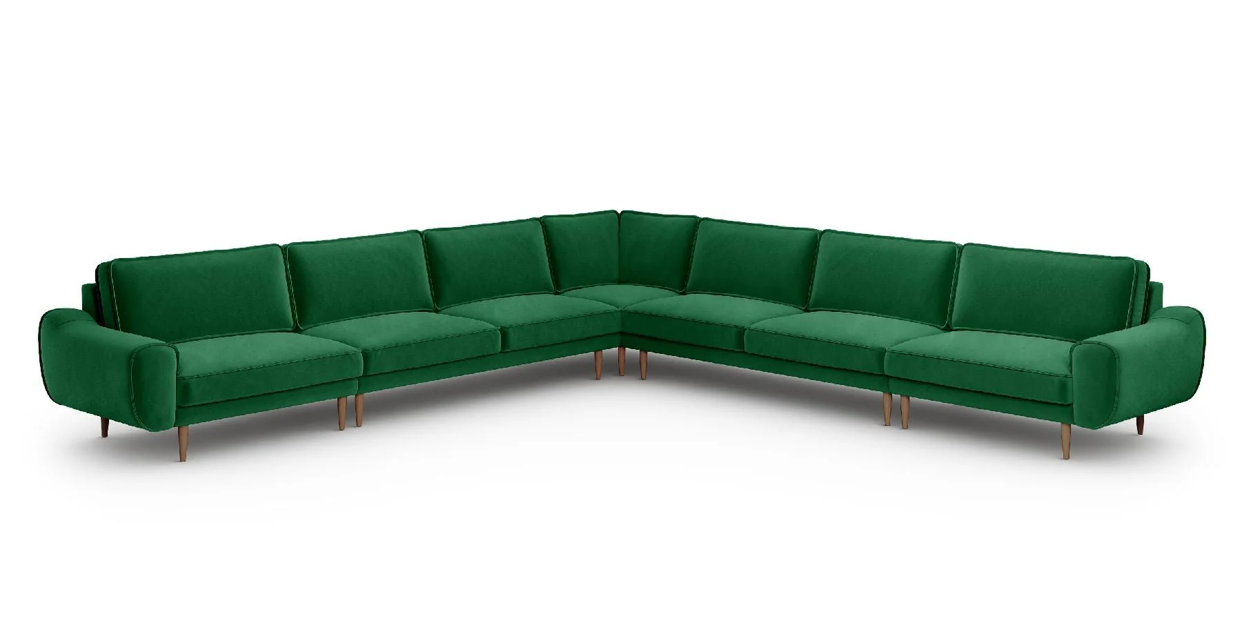 Klem 390 x 390 Köşe Ahşap Ayak - Kadife - Image 17