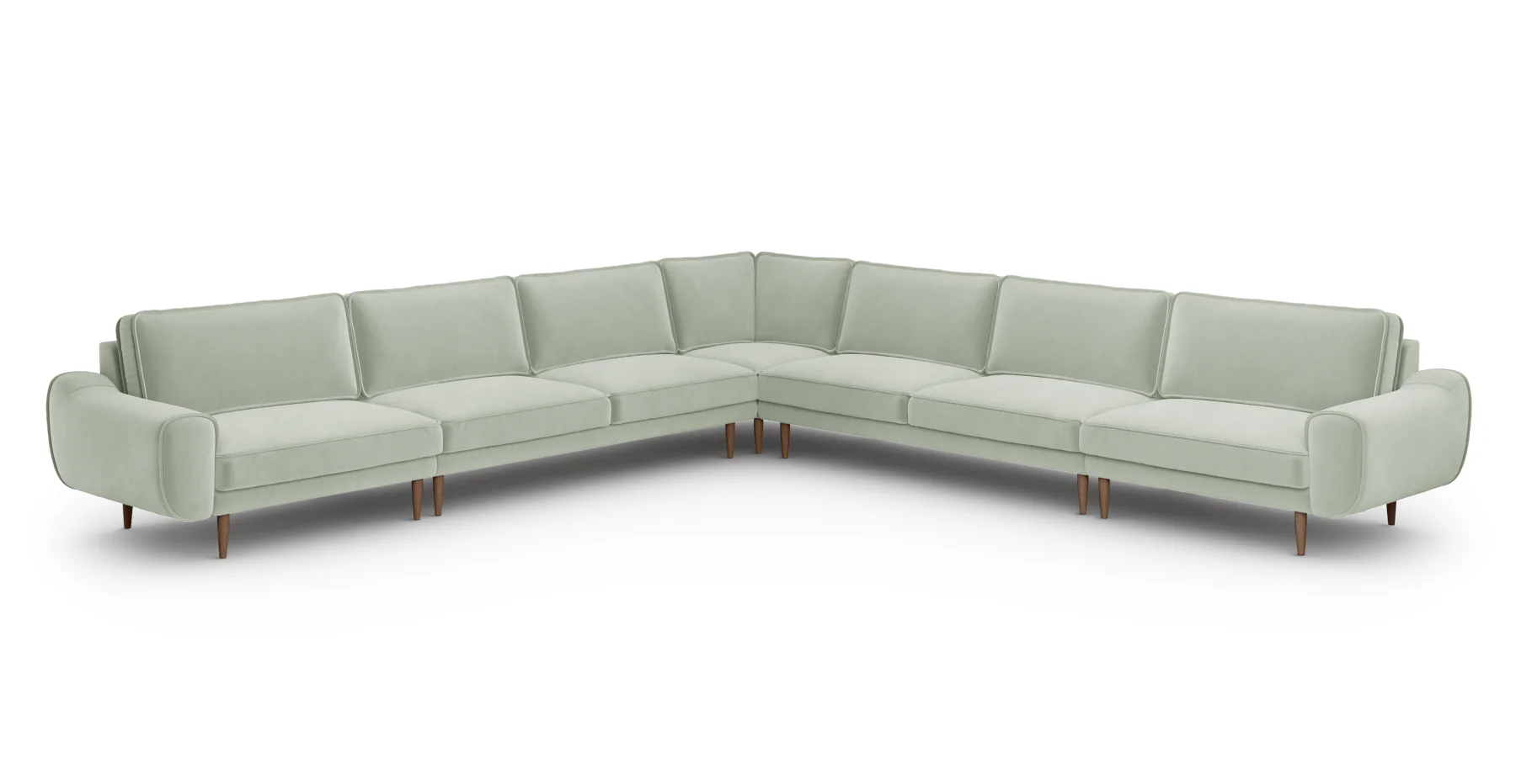 Klem 390 x 390 Köşe Ahşap Ayak - Kadife - Image 20