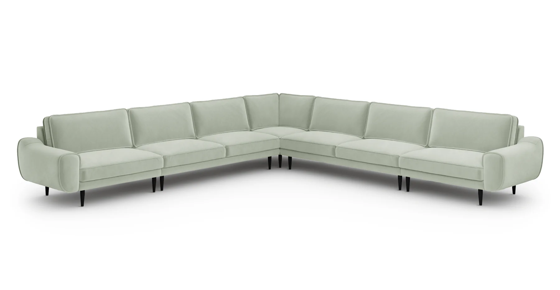 Klem 390 x 390 Köşe Ahşap Ayak - Kadife - Image 22