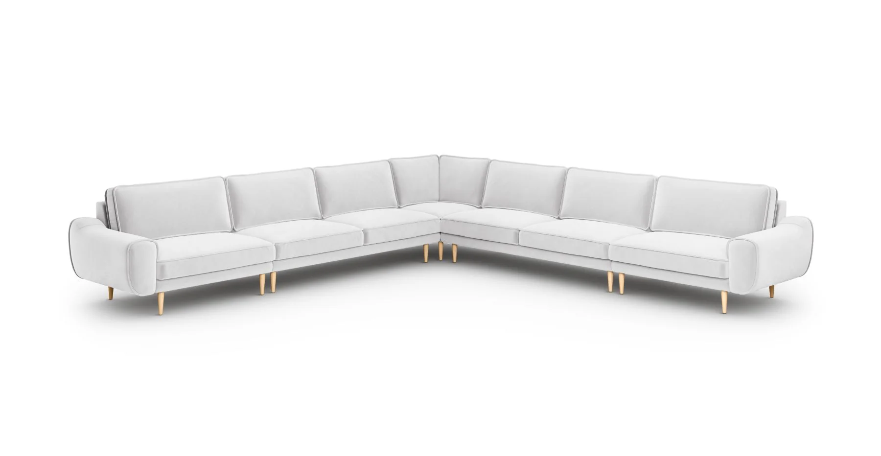 Klem 390 x 390 Köşe Ahşap Ayak - Kadife - Image 24