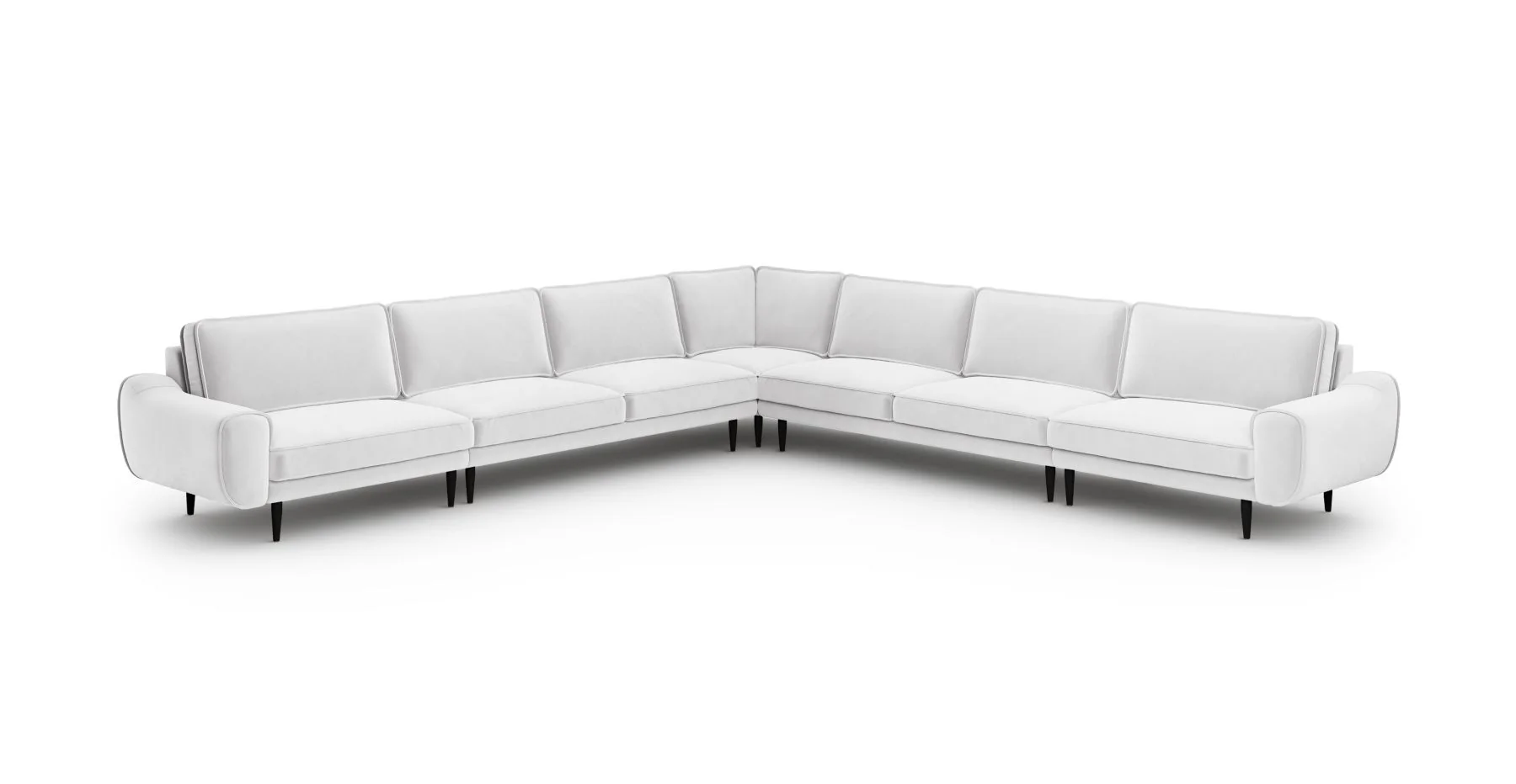 Klem 390 x 390 Köşe Ahşap Ayak - Kadife - Image 25