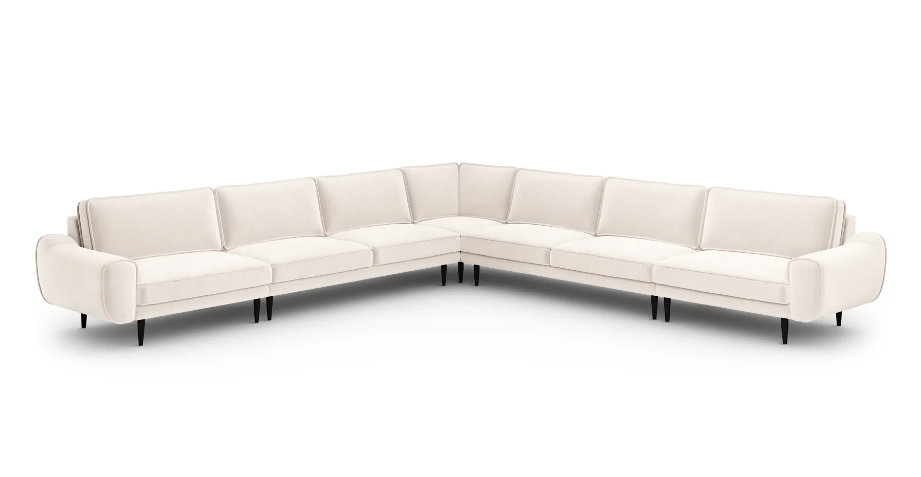 Klem 390 x 390 Köşe Ahşap Ayak - Kadife - Image 39
