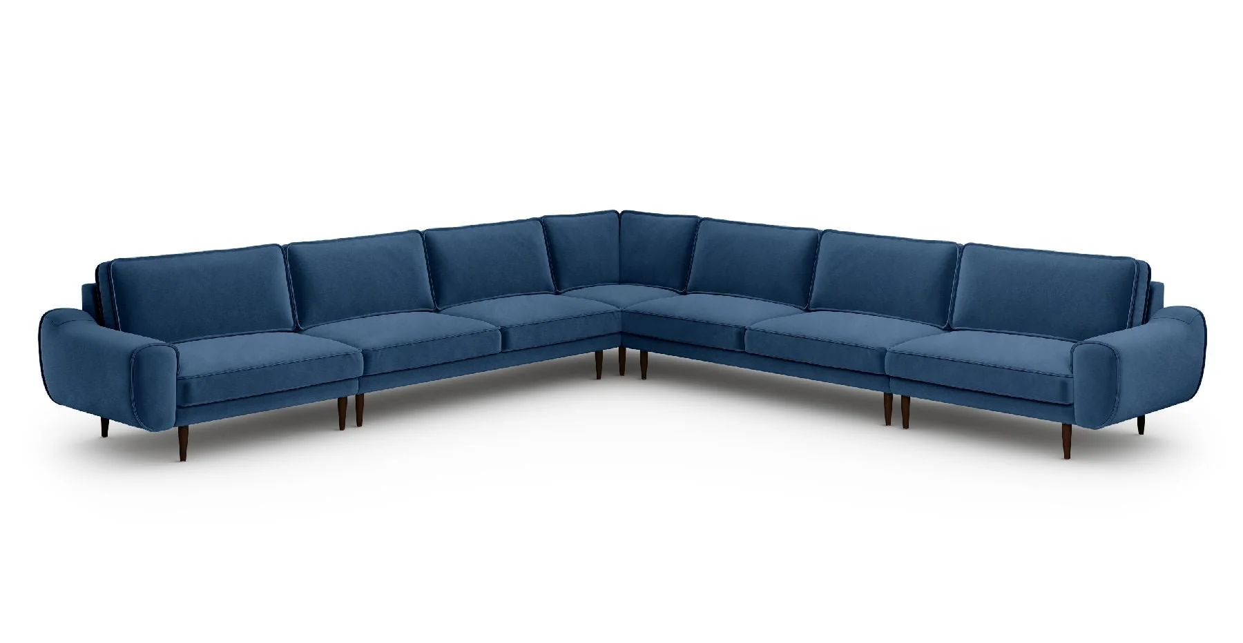 Klem 390 x 390 Köşe Ahşap Ayak - Kadife - Image 4
