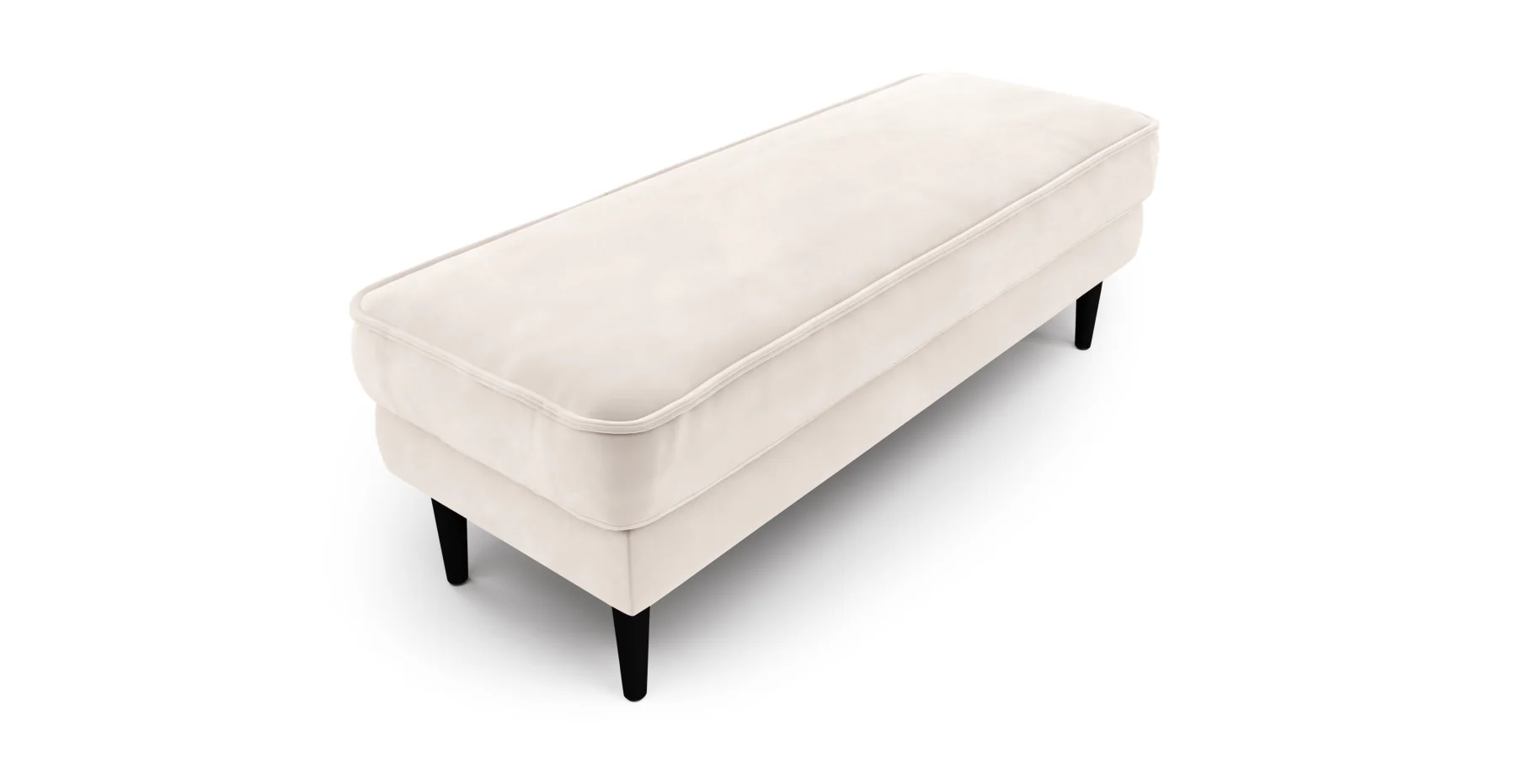 Klem Bench Ahşap Ayak - Kadife - Image 87