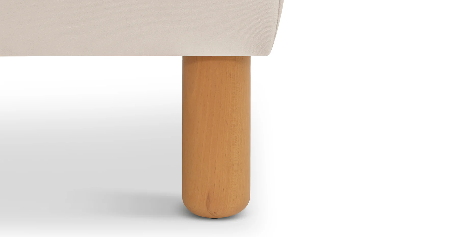 Klem Bench Silindir Ahşap Ayak - Kadife - Image 119