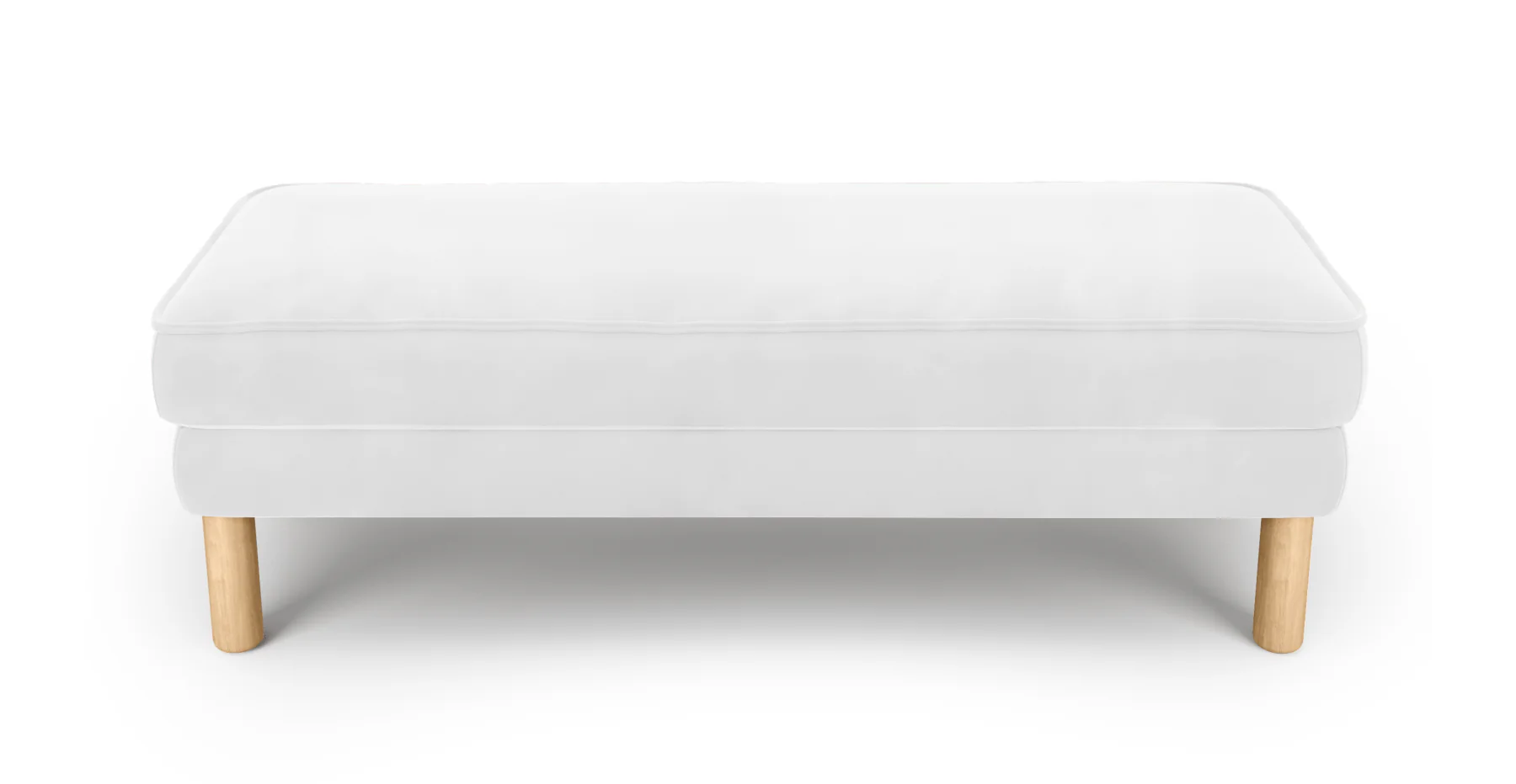 Klem Bench Silindir Ahşap Ayak - Kadife - Image 12