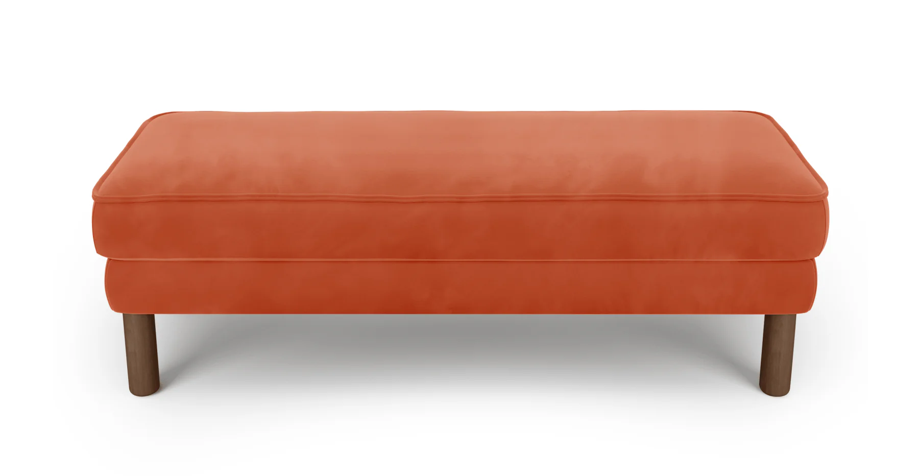 Klem Bench Silindir Ahşap Ayak - Kadife - Image 17