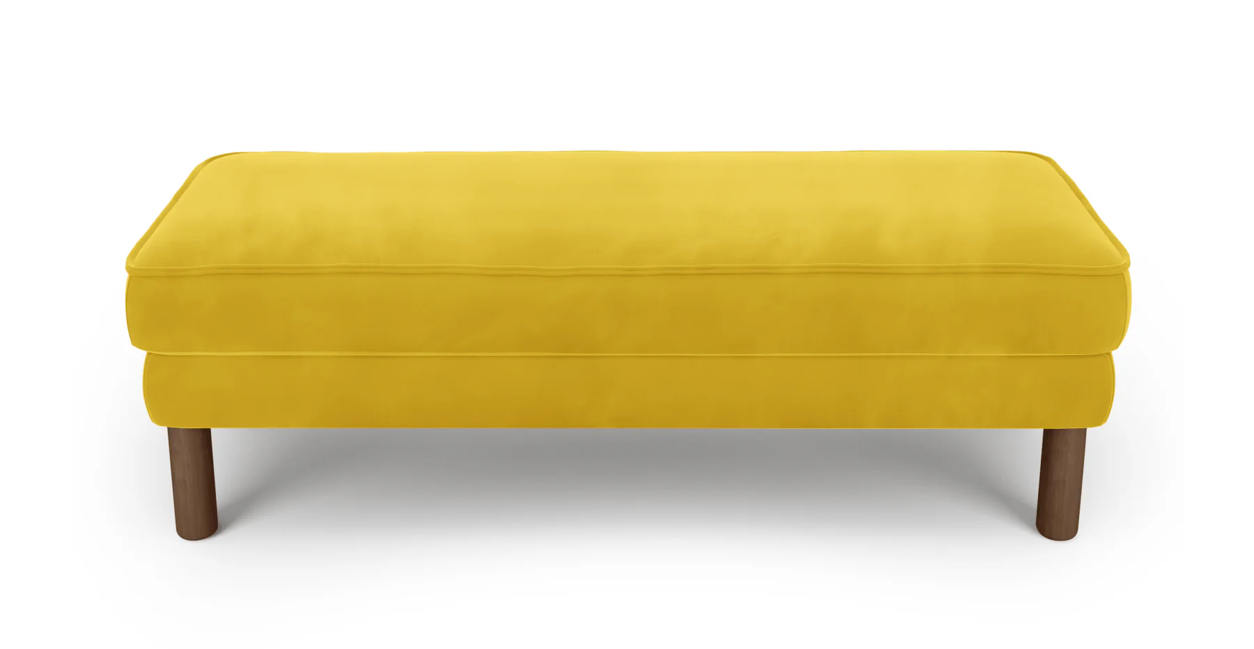 Klem Bench Silindir Ahşap Ayak - Kadife - Image 18