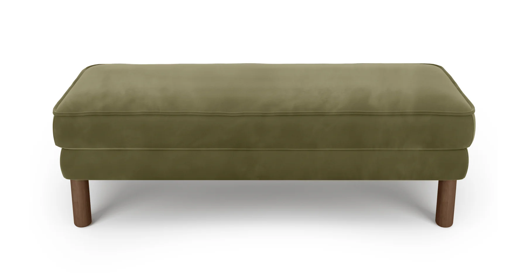 Klem Bench Silindir Ahşap Ayak - Kadife - Image 19