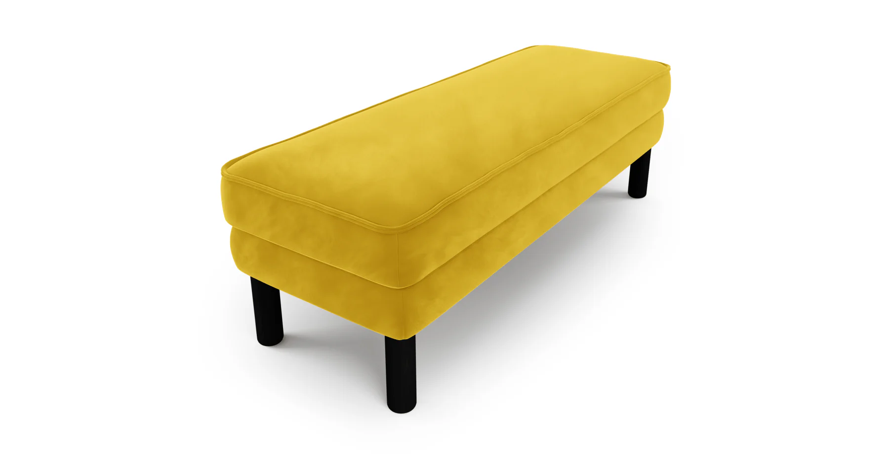 Klem Bench Silindir Ahşap Ayak - Kadife - Image 25