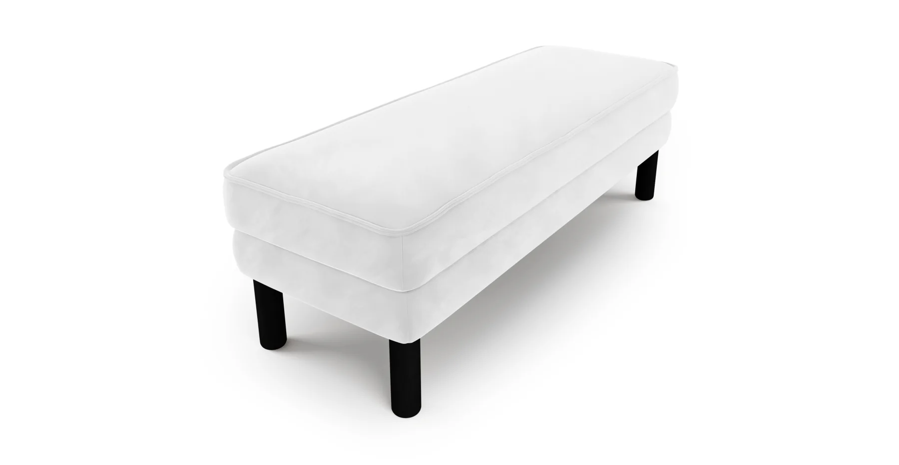 Klem Bench Silindir Ahşap Ayak - Kadife - Image 27