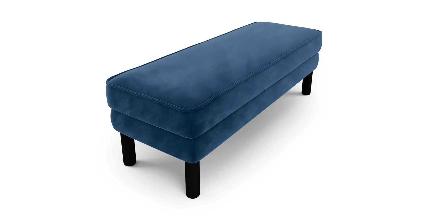 Klem Bench Silindir Ahşap Ayak - Kadife - Image 28