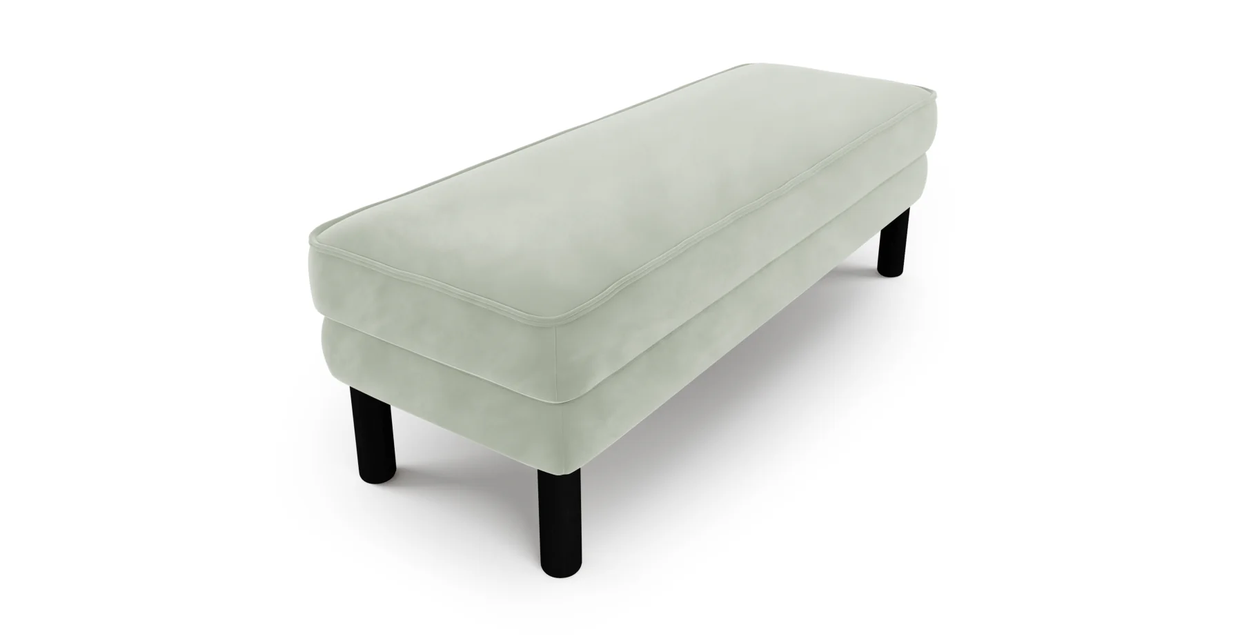 Klem Bench Silindir Ahşap Ayak - Kadife - Image 29