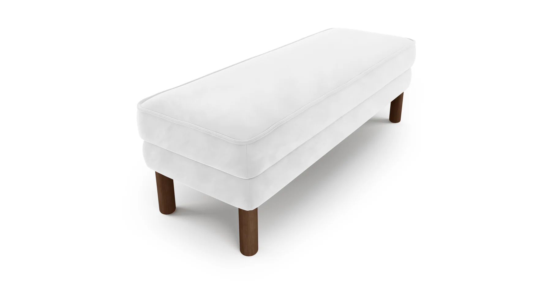 Klem Bench Silindir Ahşap Ayak - Kadife - Image 42