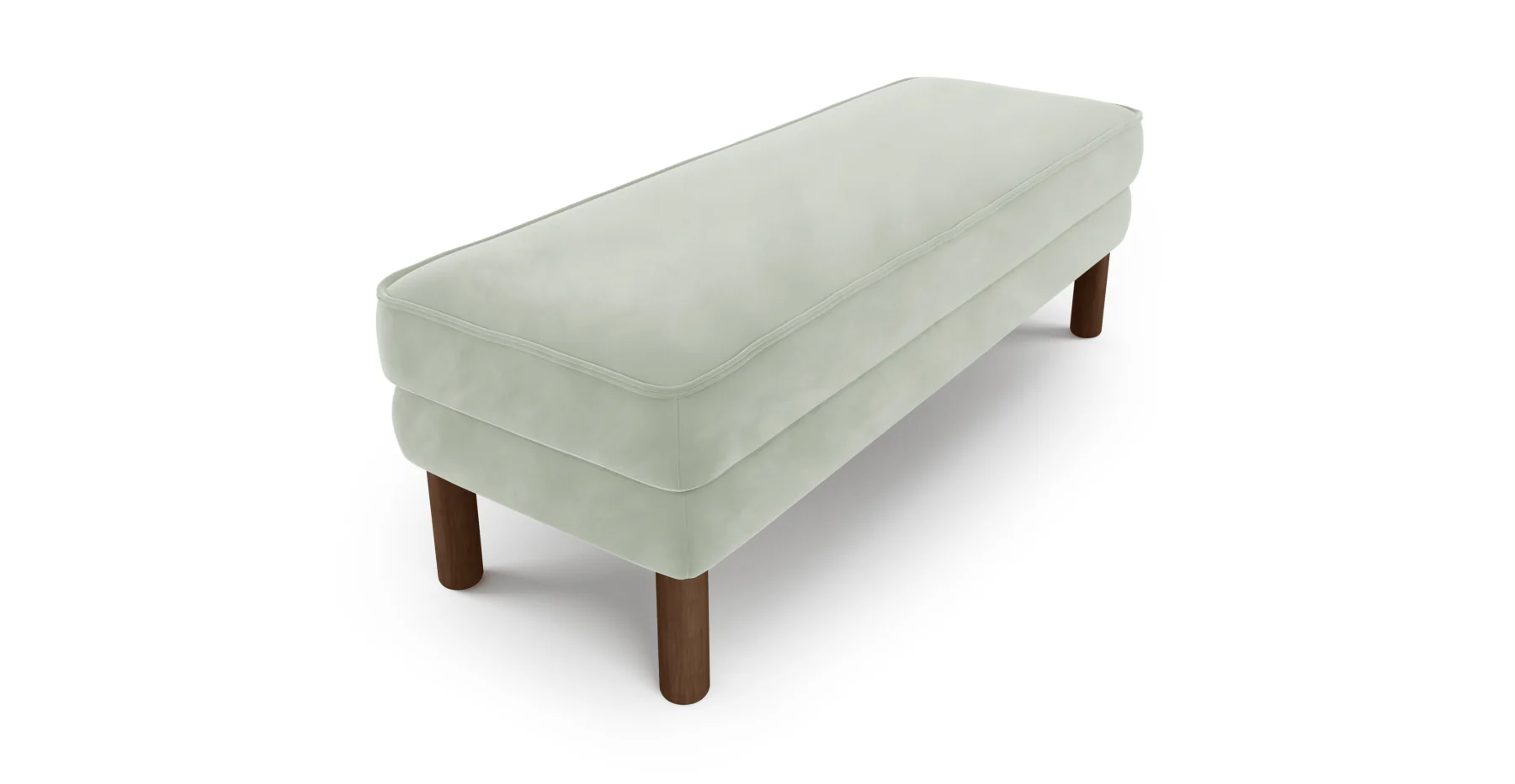 Klem Bench Silindir Ahşap Ayak - Kadife - Image 44