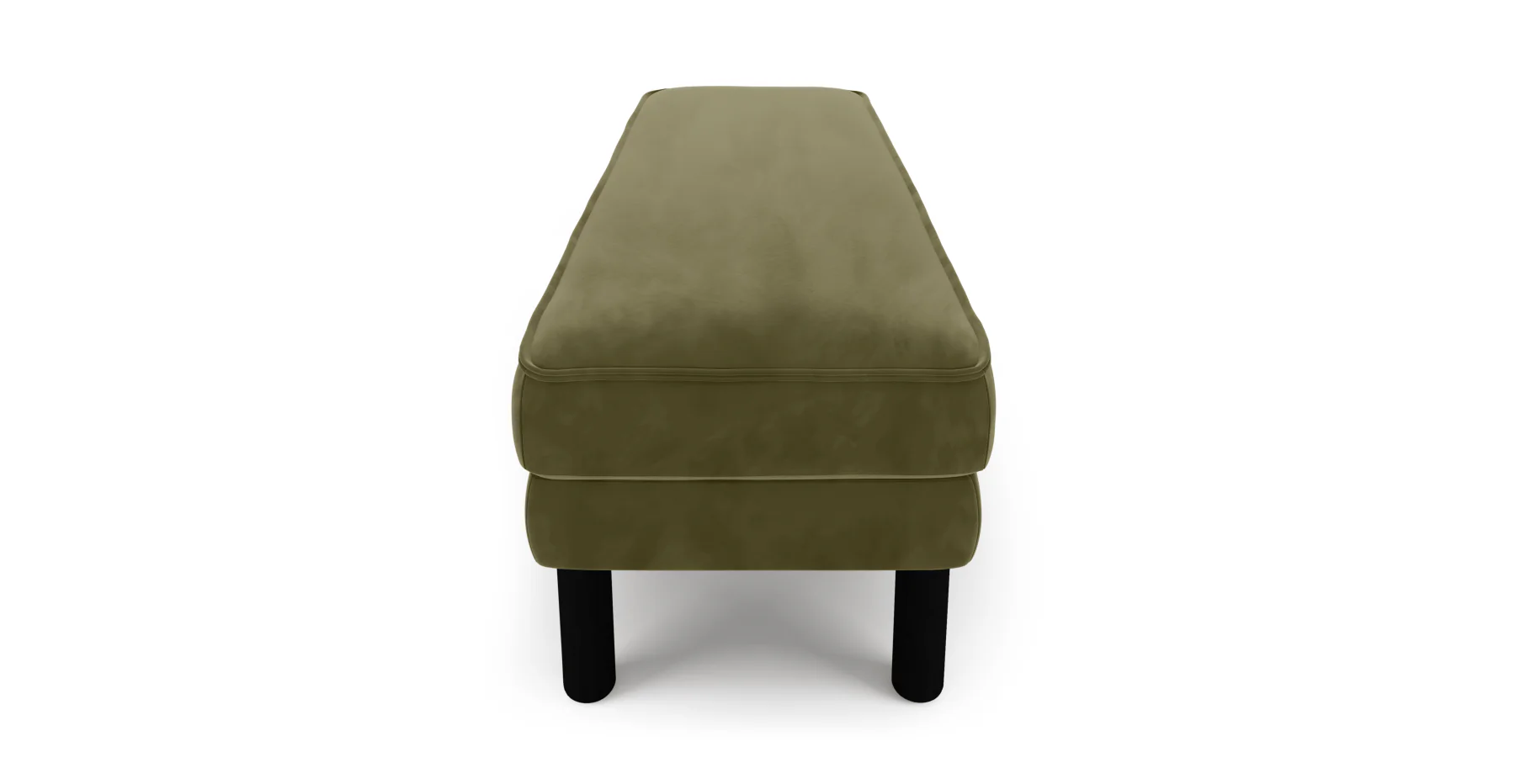 Klem Bench Silindir Ahşap Ayak - Kadife - Image 48