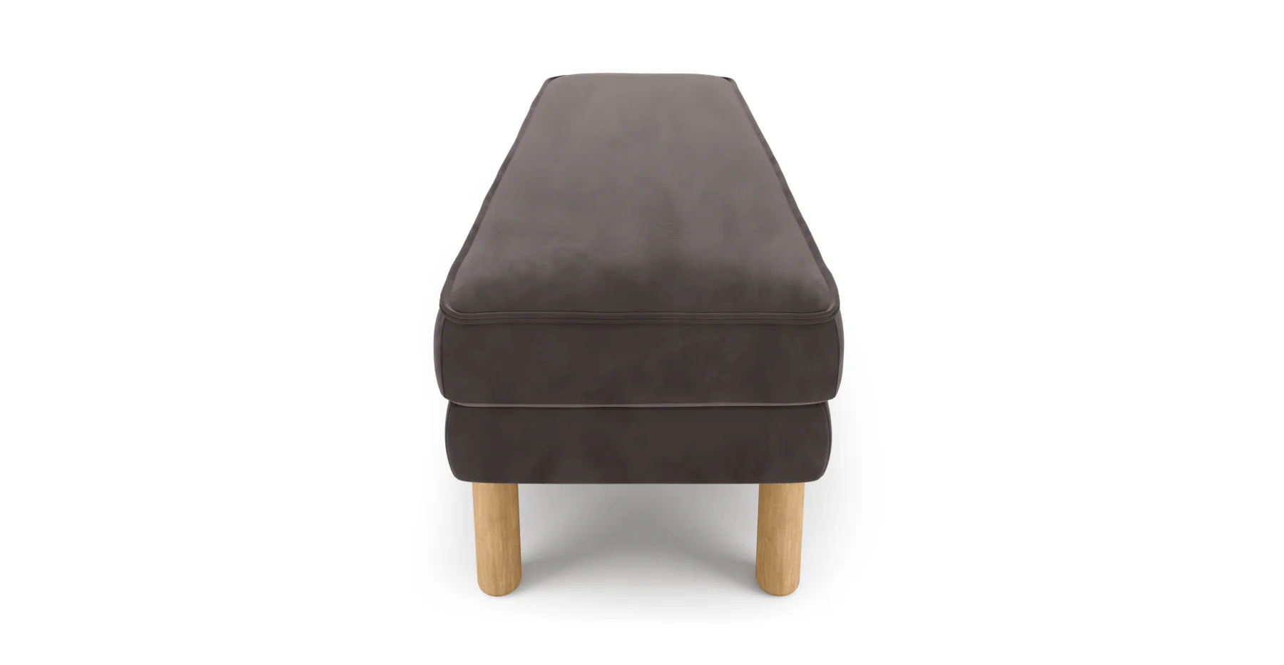 Klem Bench Silindir Ahşap Ayak - Kadife - Image 52