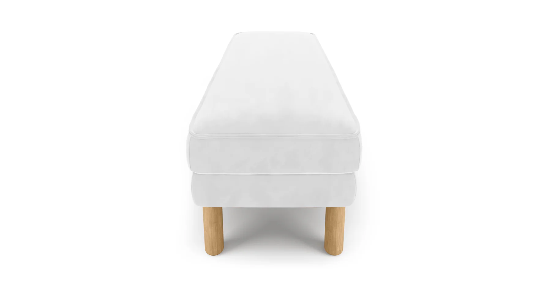 Klem Bench Silindir Ahşap Ayak - Kadife - Image 56
