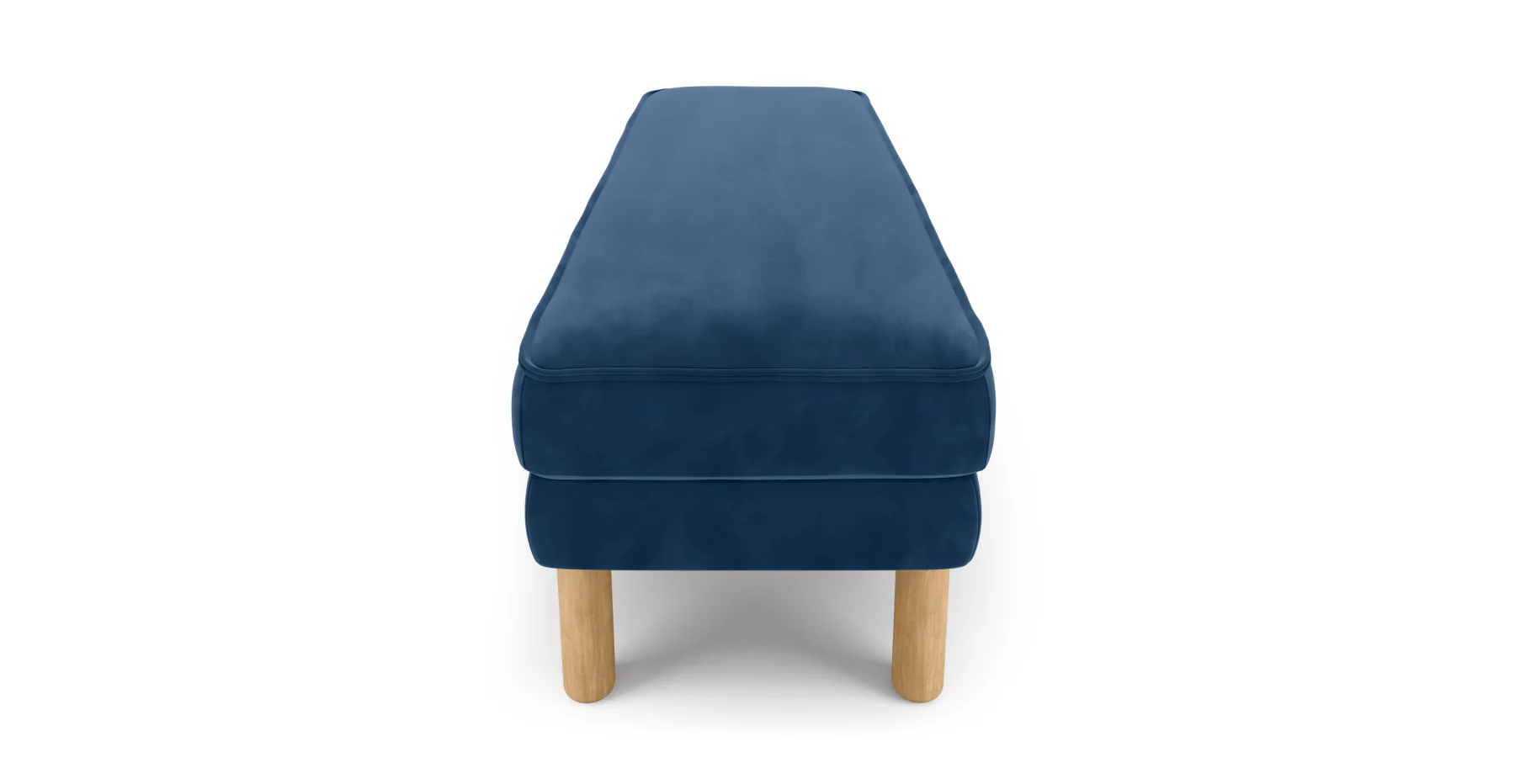 Klem Bench Silindir Ahşap Ayak - Kadife - Image 57