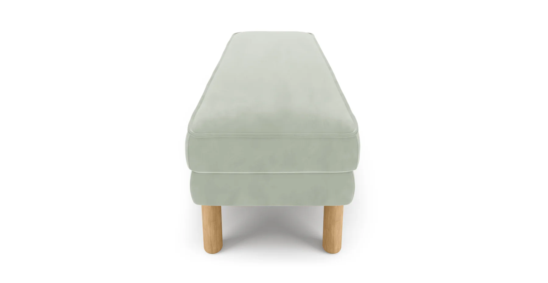 Klem Bench Silindir Ahşap Ayak - Kadife - Image 58