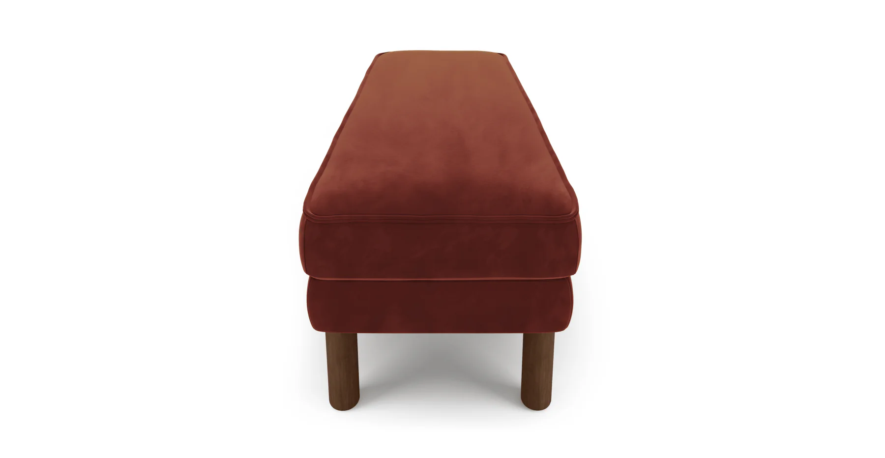 Klem Bench Silindir Ahşap Ayak - Kadife - Image 59