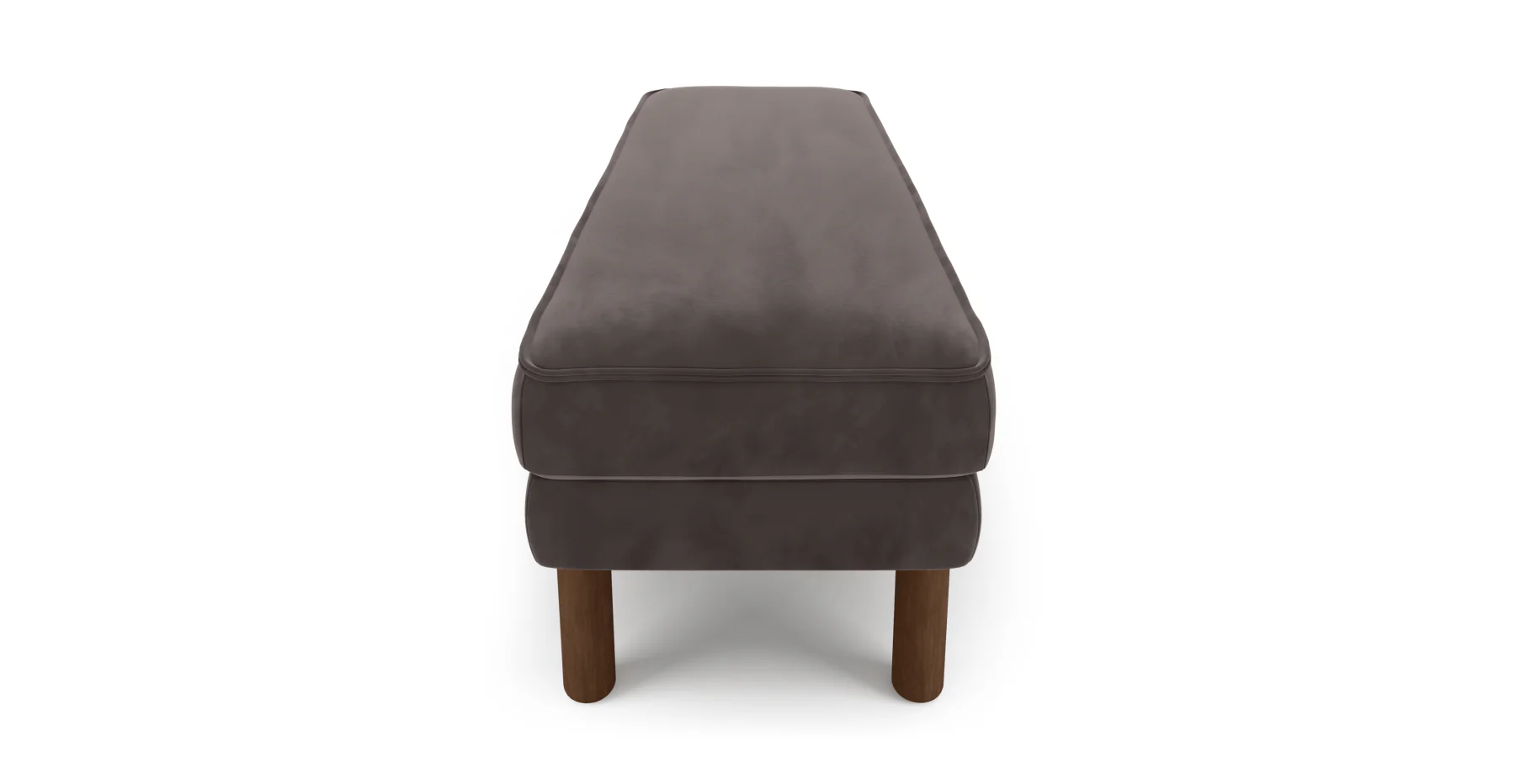 Klem Bench Silindir Ahşap Ayak - Kadife - Image 60