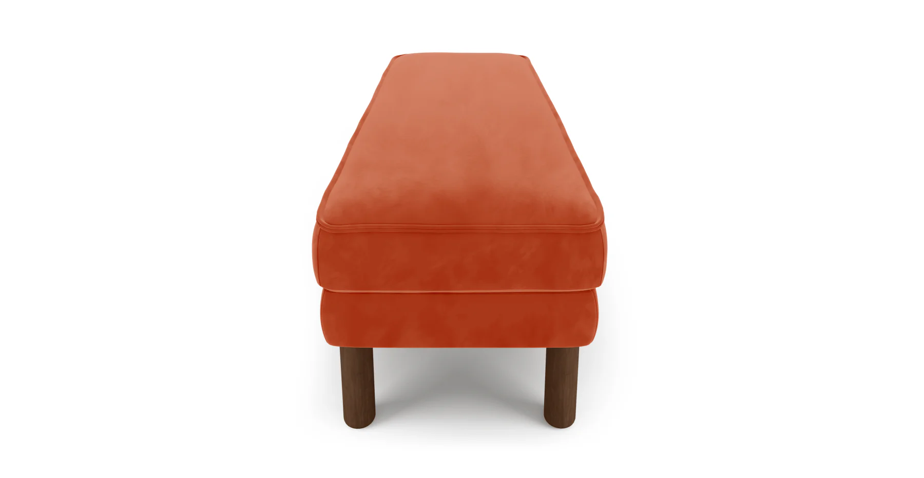 Klem Bench Silindir Ahşap Ayak - Kadife - Image 61