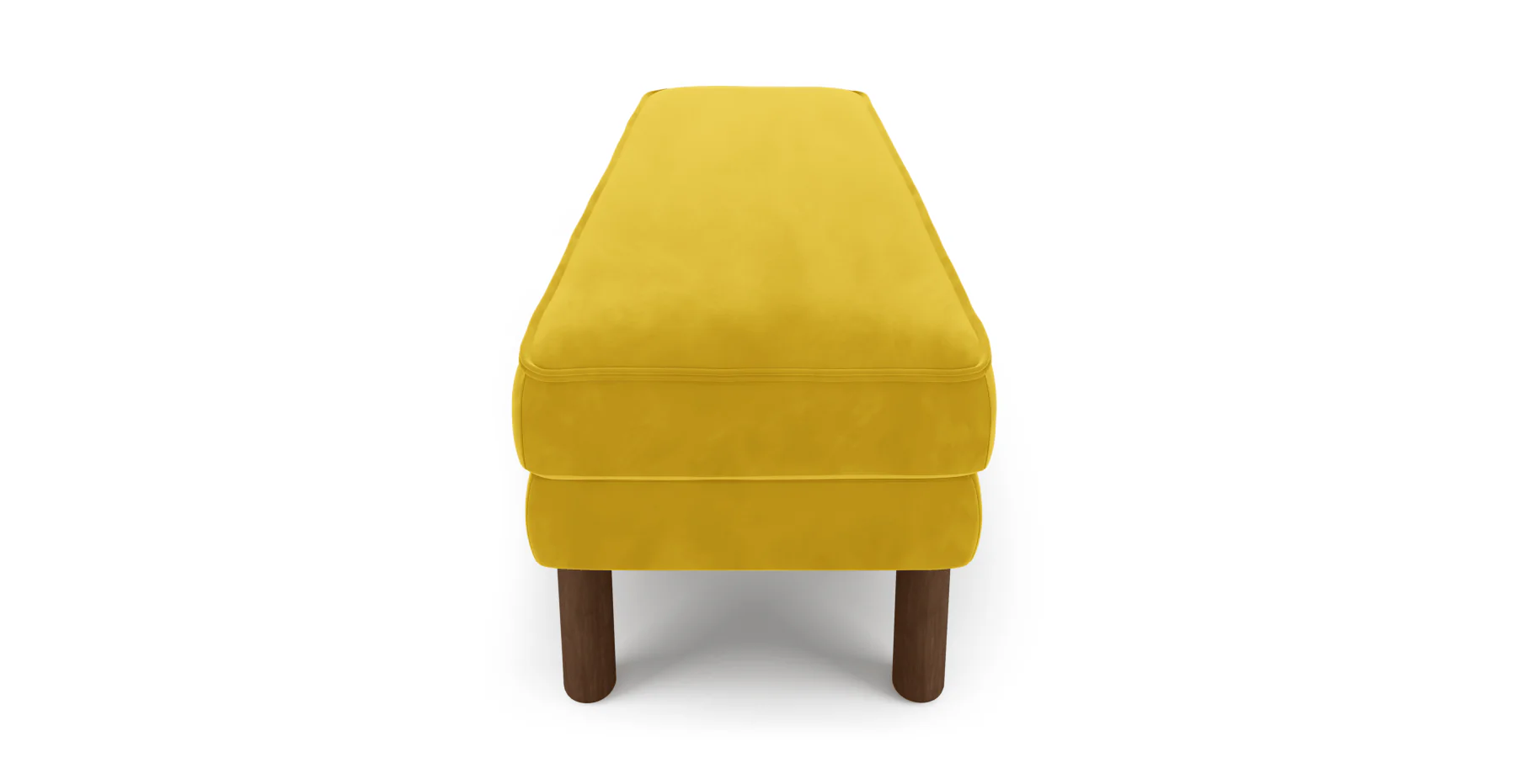 Klem Bench Silindir Ahşap Ayak - Kadife - Image 62