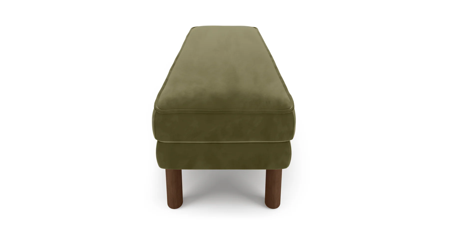 Klem Bench Silindir Ahşap Ayak - Kadife - Image 63