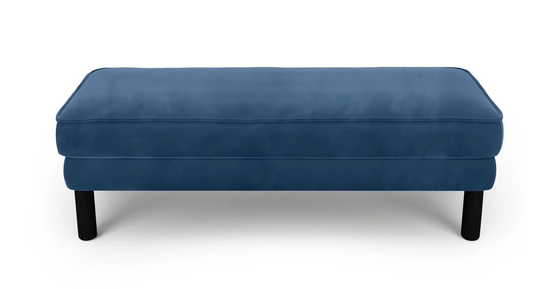 Klem Bench Silindir Ahşap Ayak - Kadife - Image 7