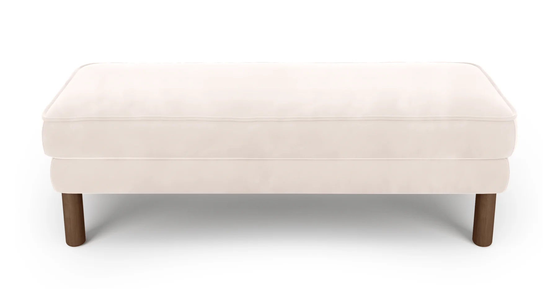 Klem Bench Silindir Ahşap Ayak - Kadife - Image 76