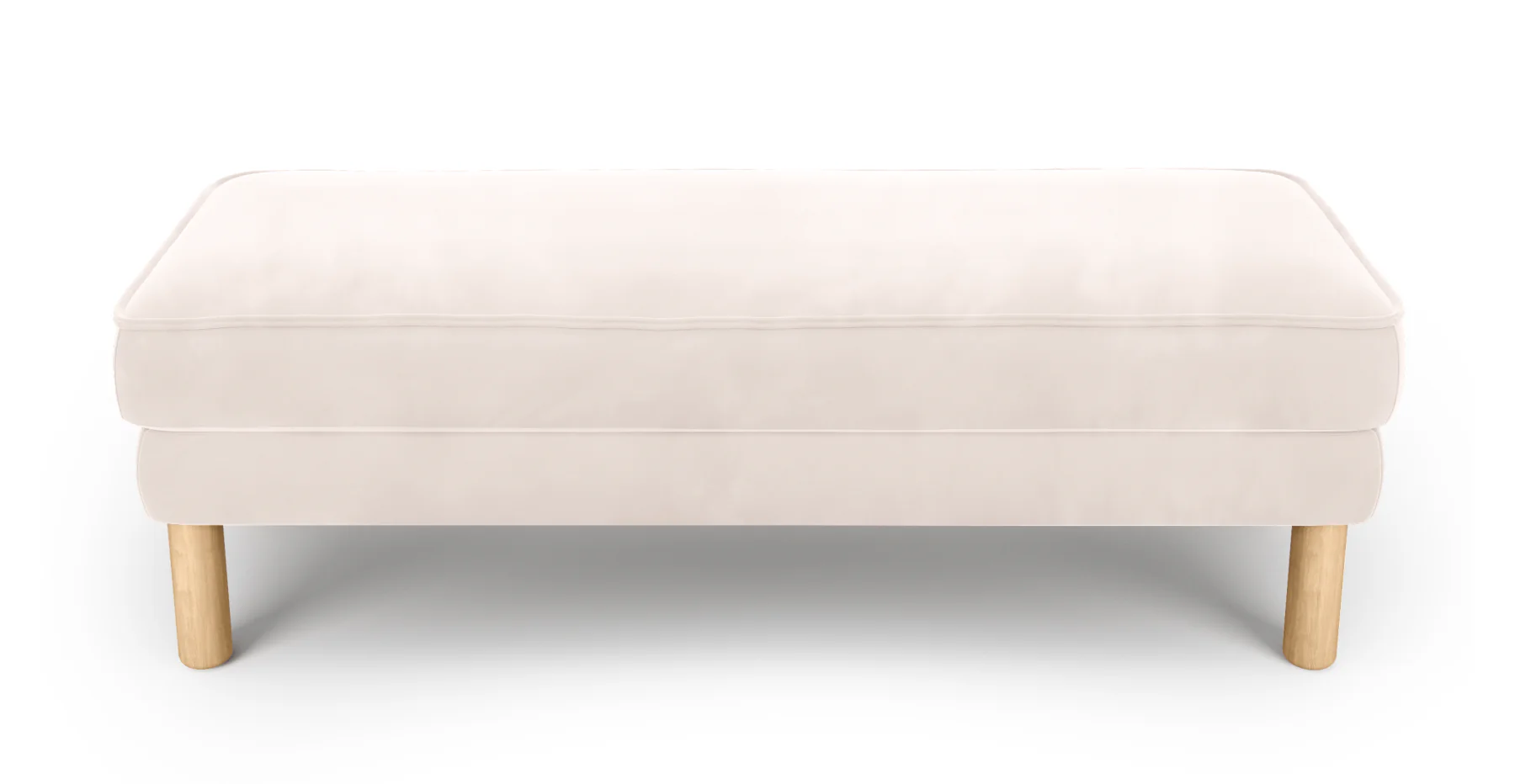 Klem Bench Silindir Ahşap Ayak - Kadife - Image 77
