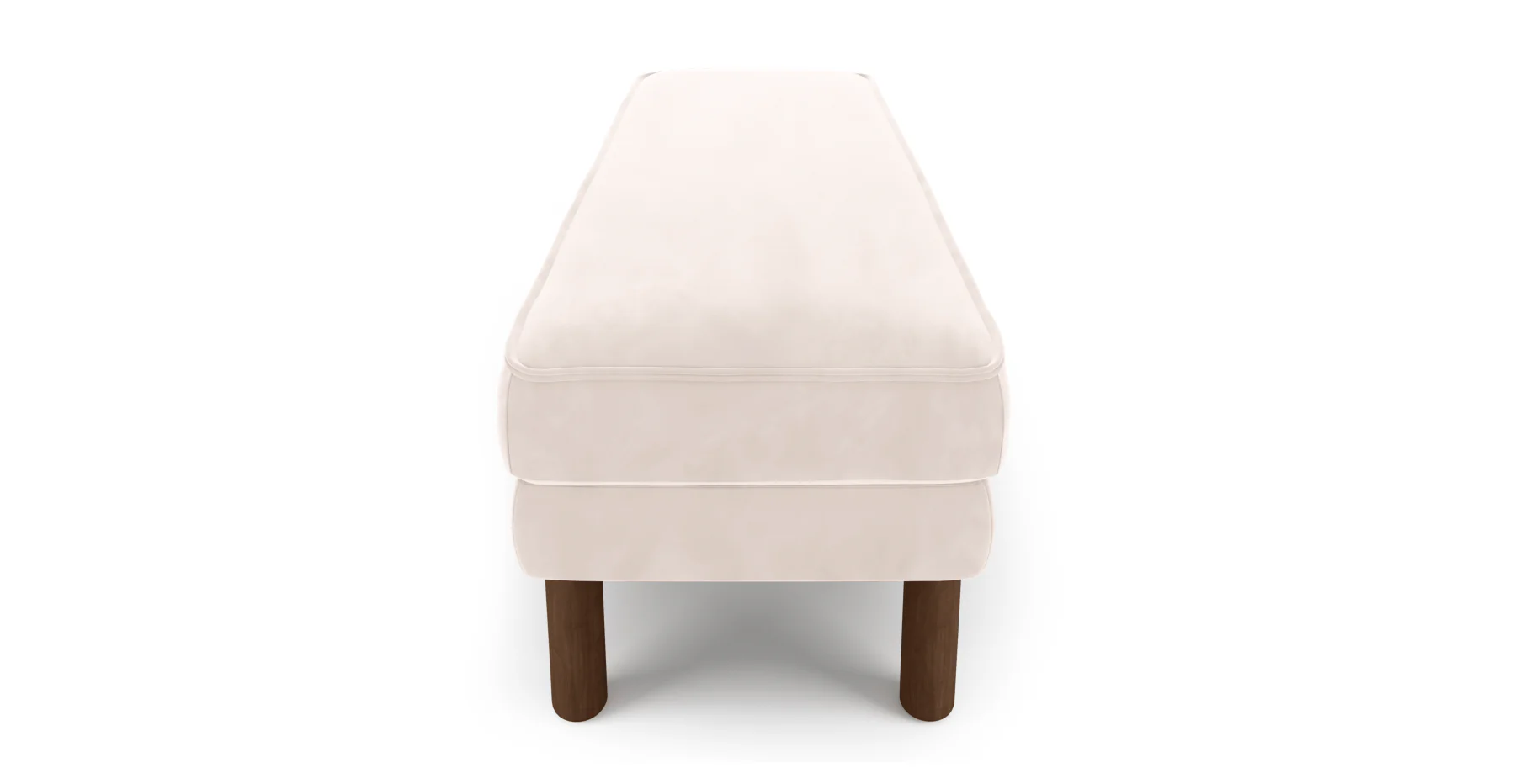 Klem Bench Silindir Ahşap Ayak - Kadife - Image 82