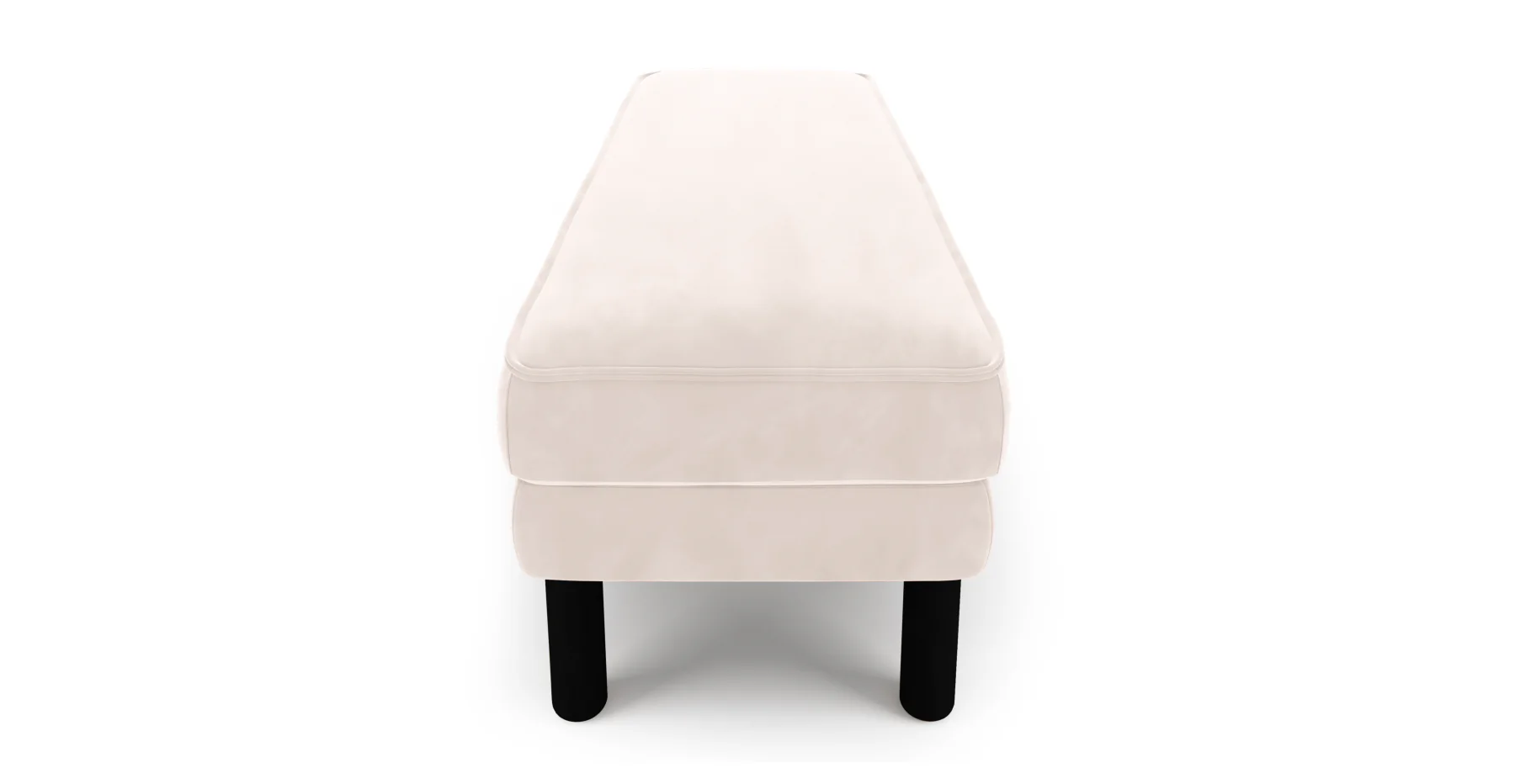 Klem Bench Silindir Ahşap Ayak - Kadife - Image 84