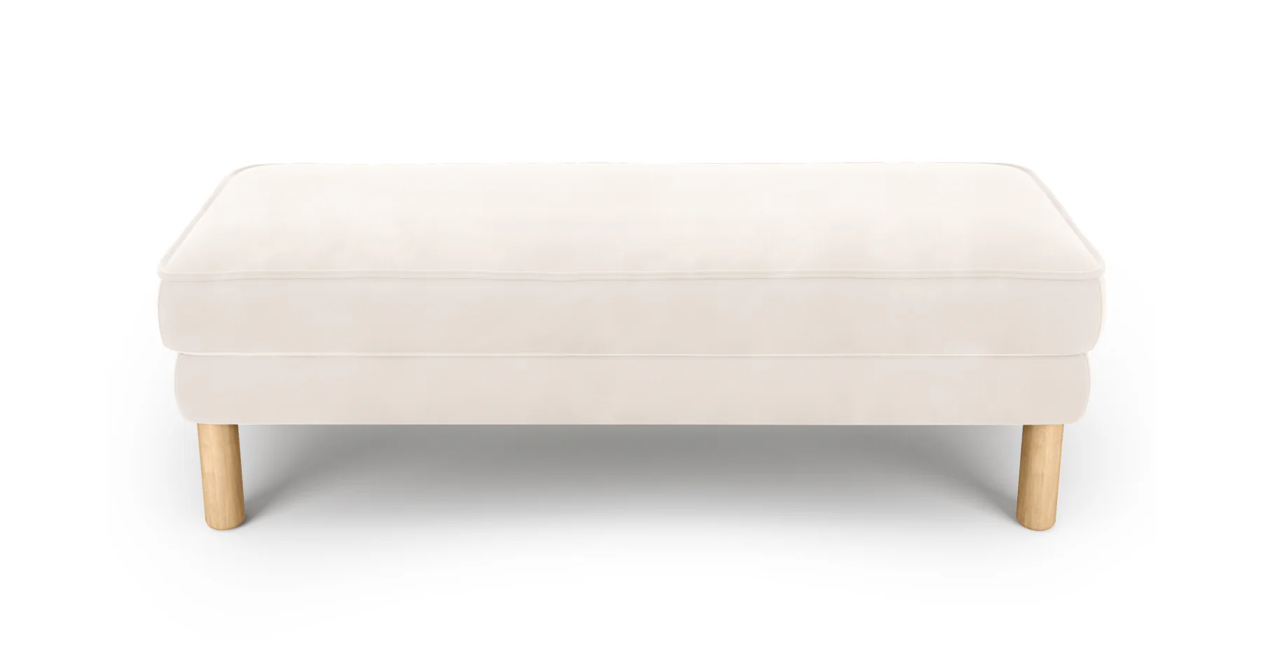 Klem Bench Silindir Ahşap Ayak - Kadife - Image 86