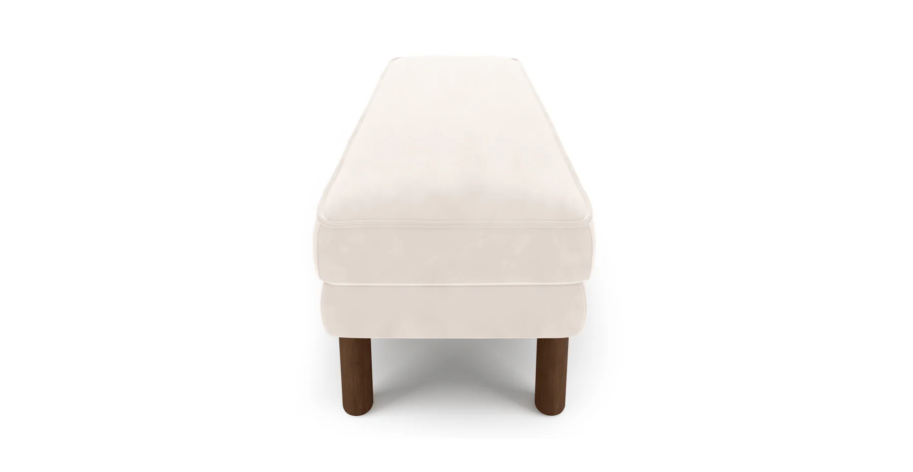 Klem Bench Silindir Ahşap Ayak - Kadife - Image 91