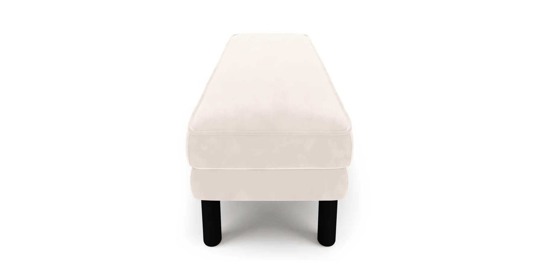 Klem Bench Silindir Ahşap Ayak - Kadife - Image 93