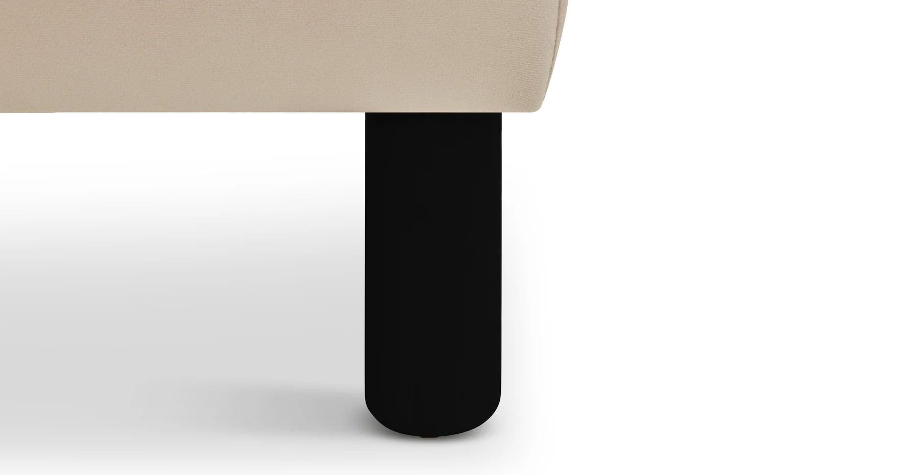 Klem Bench Silindir Ahşap Ayak - Kadife - Image 99