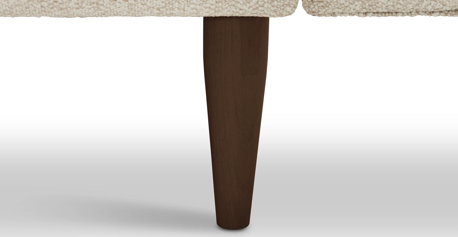 Klem Loveseat Ahşap Ayak - Bukle - Image 100