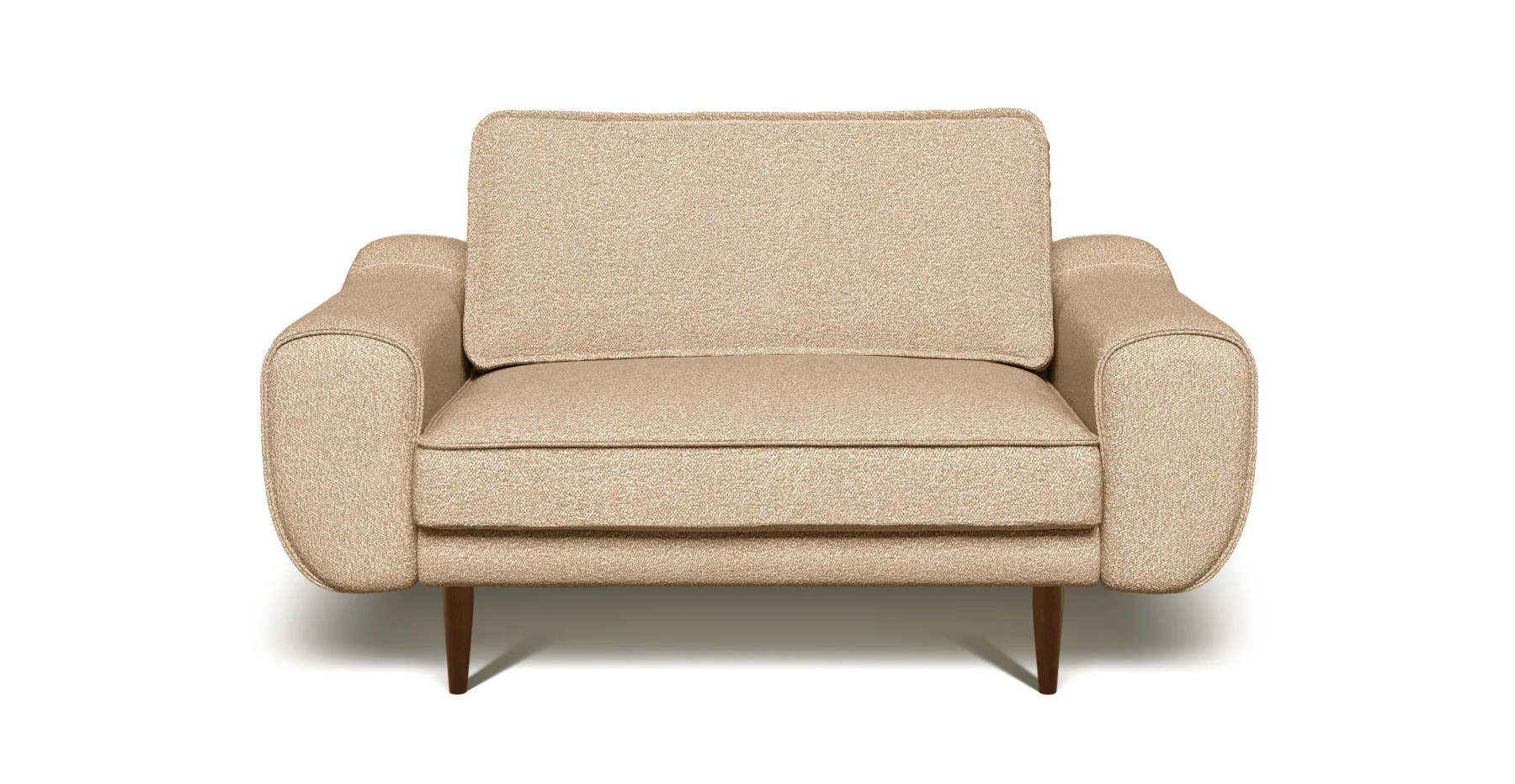 Klem Loveseat Ahşap Ayak - Bukle - Image 18